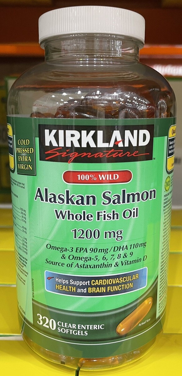 Wild Alaskan Salmon Omega Salmon Costco Kirkland Signature 100