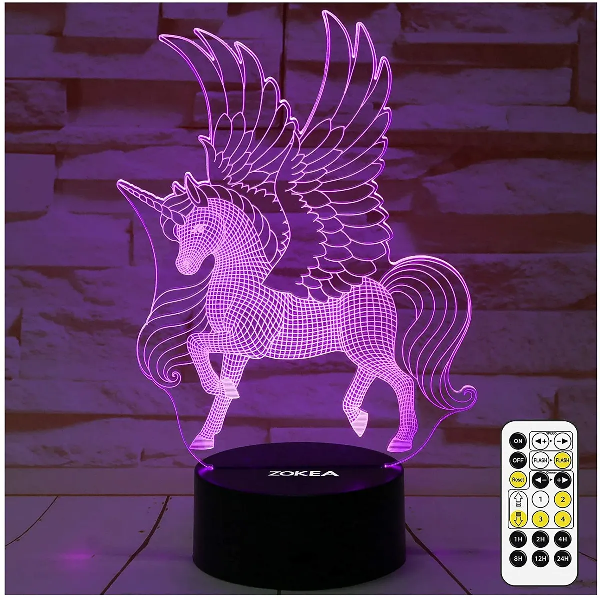 Unicorn Gifts for Girls Unicorn Toys 3D Unicorn Night Light for Kids