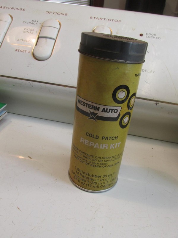 Western Auto Cold Patch Repair Kit With Patches And Glue