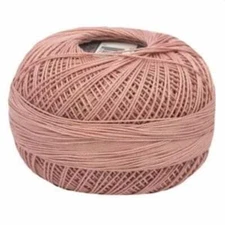 Lizbeth Egyptian Cotton Crochet Thread Size 40 Color 626 Light Shell Pink