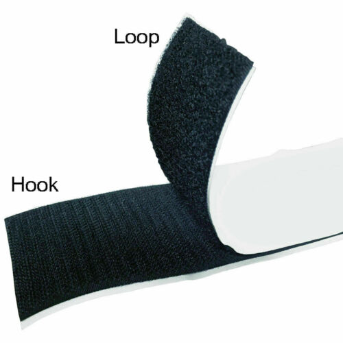 Hook and Loop Sticky Adhesive Backed Tape - Widths: 1/2", 1", 2", 3", 4"  - Picture 1 of 1