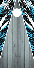 Corn Hole Board Wrap - Blue AR1 Cornhole Skin