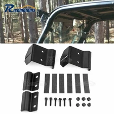 Roof 52'' Curved LED Light Bar Mount Brackets For Polaris Ranger 570/900/1000 XP