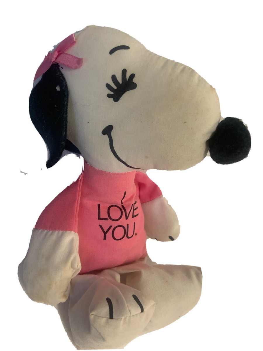 RARE Belle Snoopy Sister Girl Dog Stuffed Animal Plush