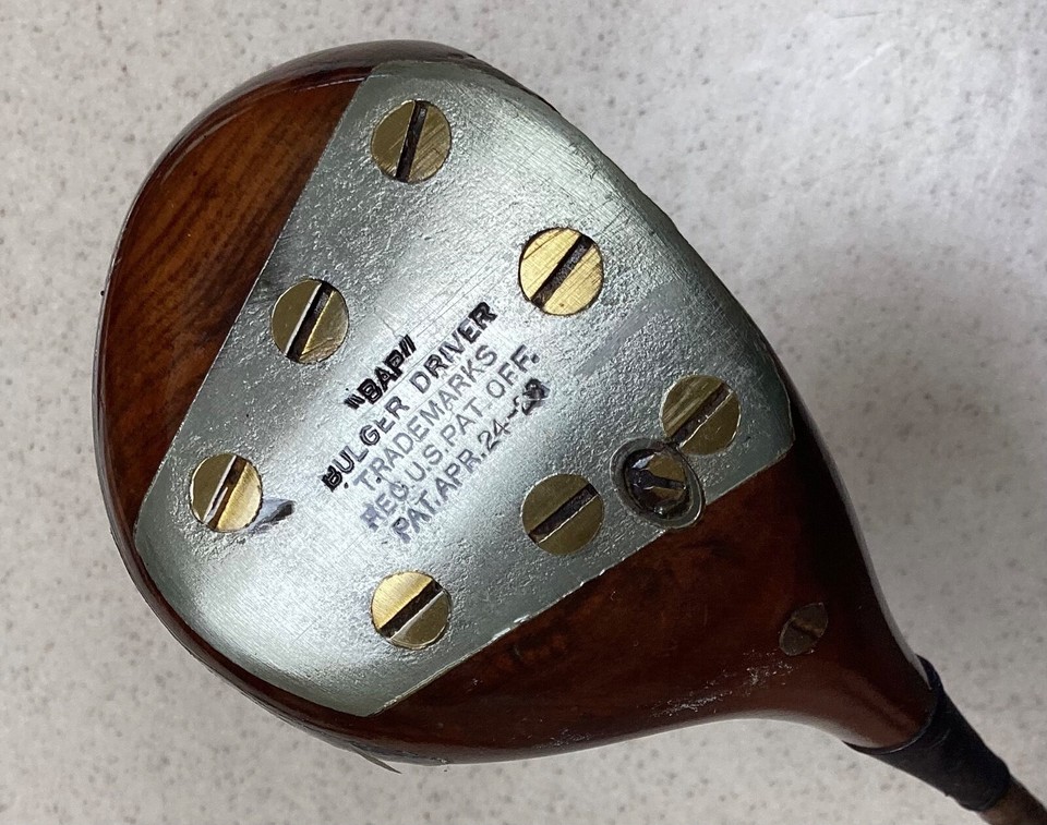 Rare Antique Ernest Jones Woods Driver, Spoon, Brassie Over 100