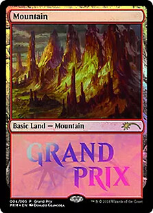 Mountain (Grand Prix) FOIL Promo NM Land Special MAGIC GATHERING CARD ABUGames - Picture 1 of 1
