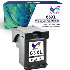 Black 63XL Ink Cartridges for HP 63 ENVY 4510 4511 4512 4513 4516 4520 4522 4524