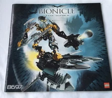 Lego #8697 Bionicle Warriors Toa Ignika - Instruction Manual Booklet Only - EUC
