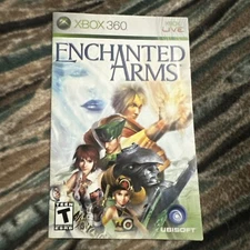 Enchanted Arms Xbox 360 Instruction Manual Booklet Only - (No Game)