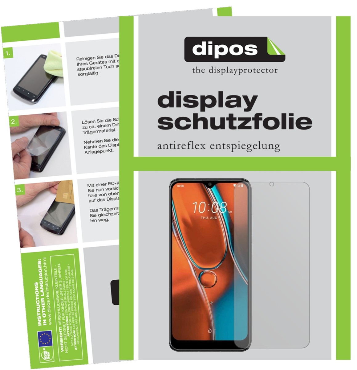 ZAGG InvisibleShield Original Pellicola Protettiva Per HTC Wildfire, Protezione Schermo Con Tecnologia Militare, Garanzia A Vita