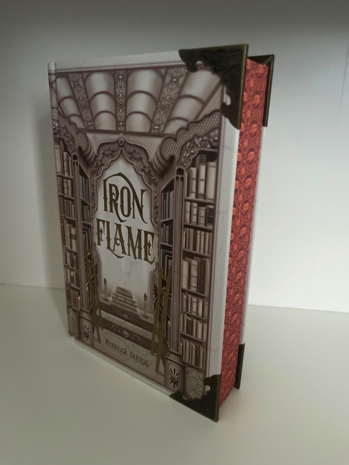 Iron Flame BookishBox unsigned edition w/ overlays. Never read unsealed copy