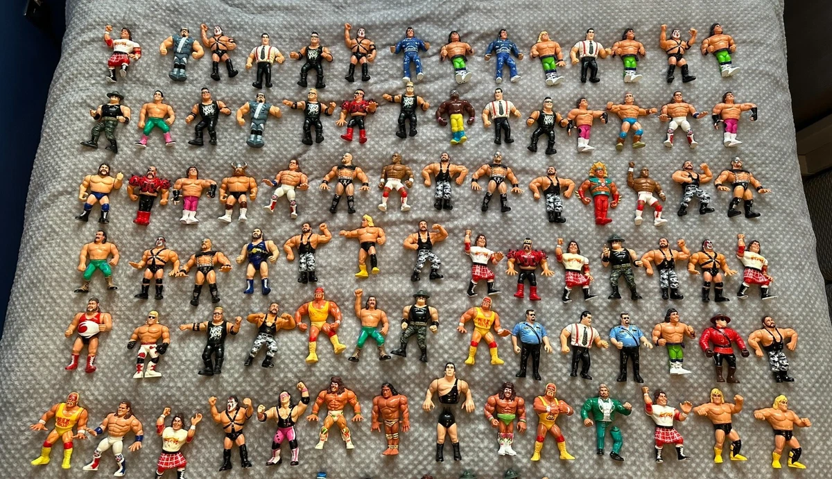 167 x WWF WWE Hasbro Vintage Wrestling Figures Ready Made eBay