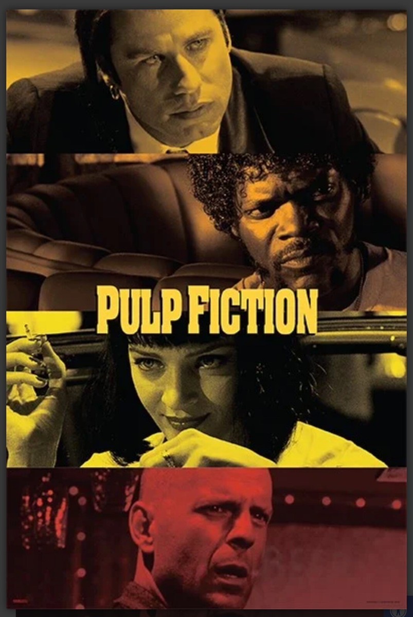 PULP FICTION PORTRAITS 24X36 POSTER FILM ACTION CRIME TARANTINO