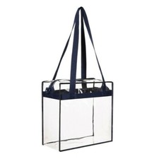 Women Clear Tote Bag Storage BeachBag Men Gym Handbag PVC Outdoor Adjustable