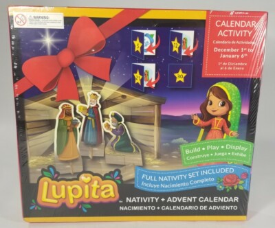 Bilingual Advent Calendar Nativity Lupita Calendario de Adviento Lupita NEW