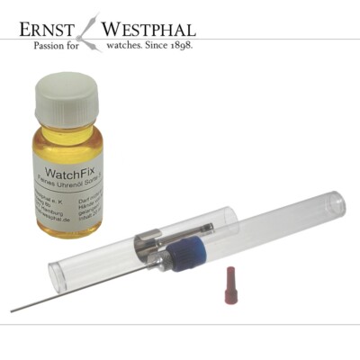 (1247,50 EUR/l) Watchfix Uhrenöl für Großuhren Sorte 5/20 ml mit Dosieröler