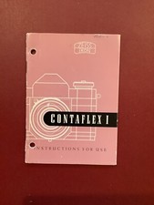Zeiss Ikon Contaflex I Manual, Contaflex Guide, The Contaflex Way