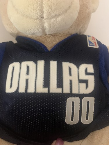 Build A Bear Dallas Mavericks Jersey Plush Beige Embroidered Black Eyes - Picture 6 of 8