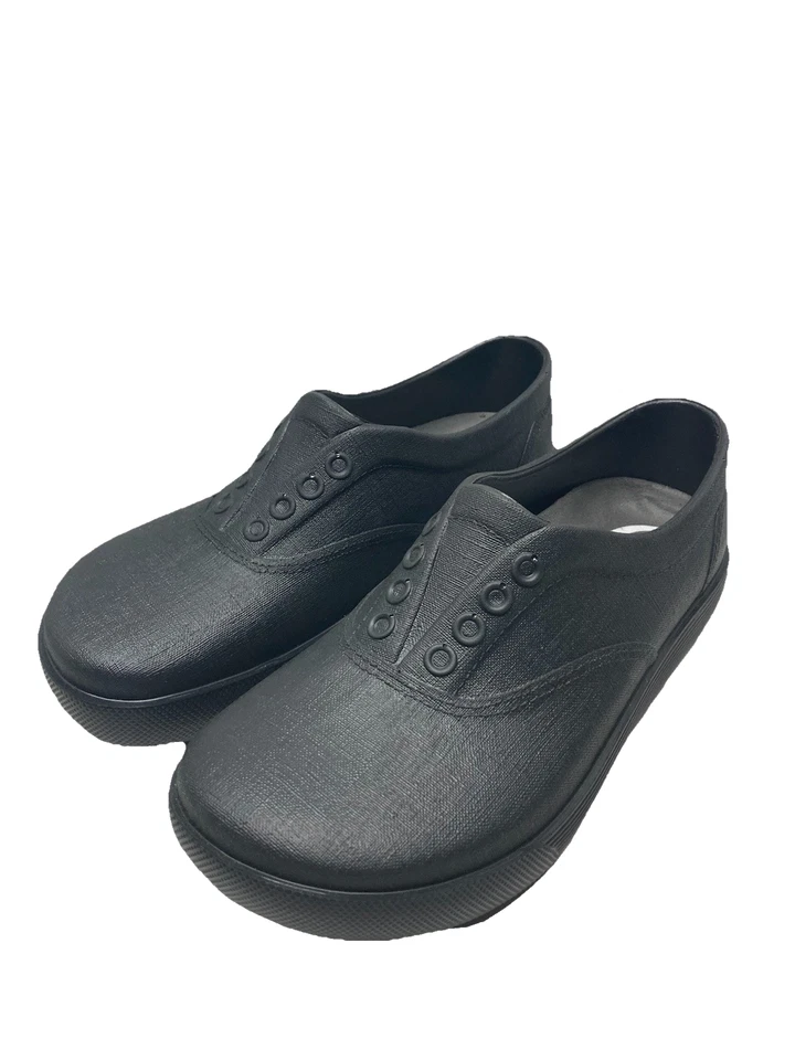 Klogs Calzado Para Hombres Sin Cordones TIBURÓN Resistente al Deslizamiento Hecho en EE. UU. Negro Talla 7,11,13 Foto 2 de 4