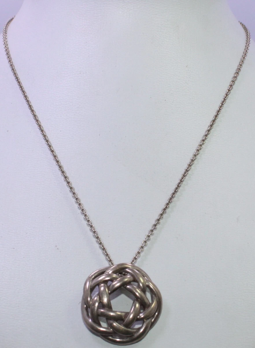 Tiffany celtic knot clearance necklace