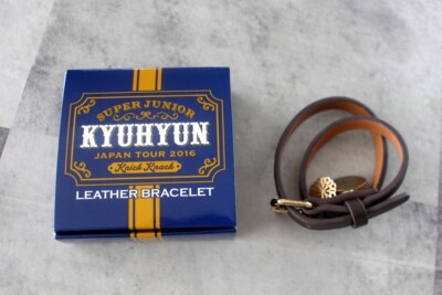 G SUPER JUNIOR KYUHYUN JAPAN TOUR 2016 Knick Knack offizielles Lederarmband BR