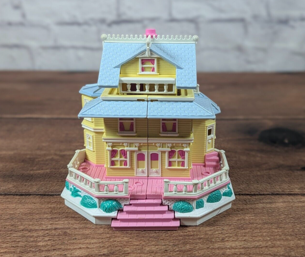 Polly Pocket 1995 Pollyville Pop Up Party Clubhouse Vintage Toy
