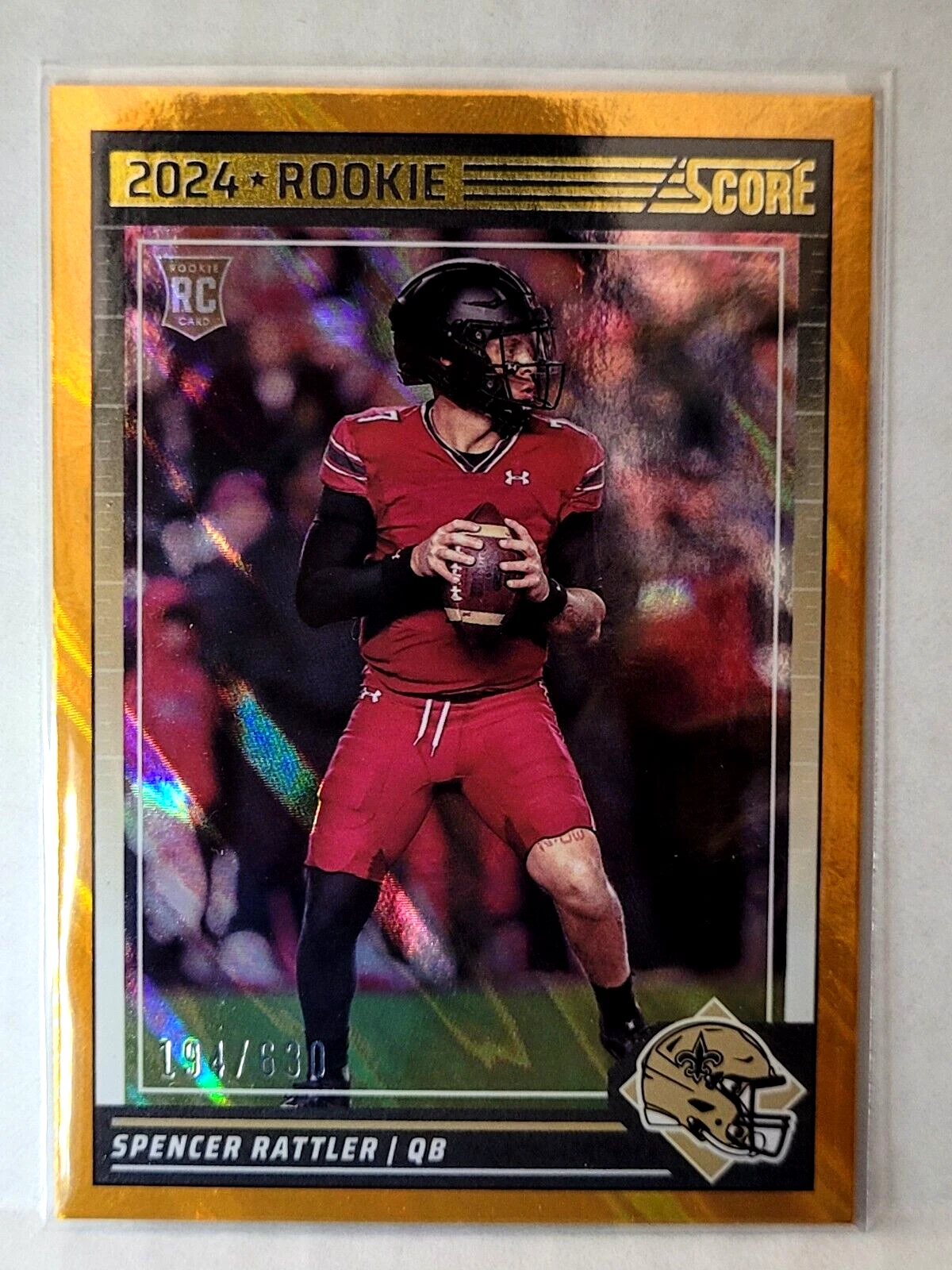 Spencer Rattler trading card