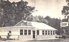 New Milford Connecticut  Stanley's Diner, B/W Photo Print, Vintage PC U20081