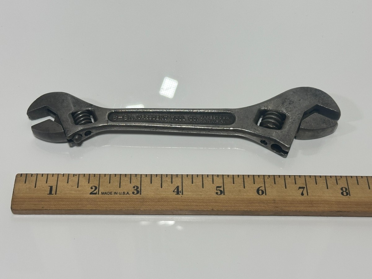 Crescent Tool Co. Jamestown NY USA 6-8IN Double End Sided