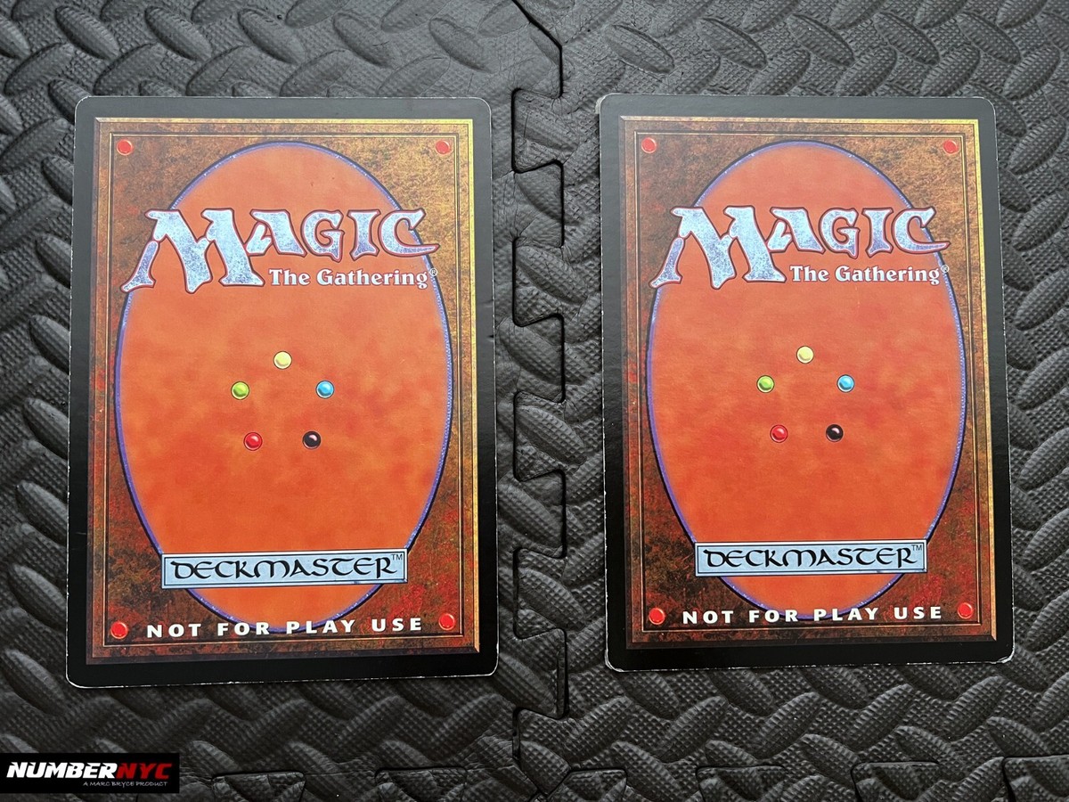 Vintage MTG Arena Promo 1997 Oversized 6x9 Basic Lands Forest