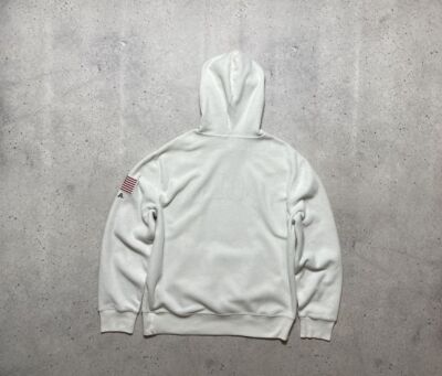 Polo Ralph Lauren USA Big Logo Y2K Fleece White Hoodie | eBay