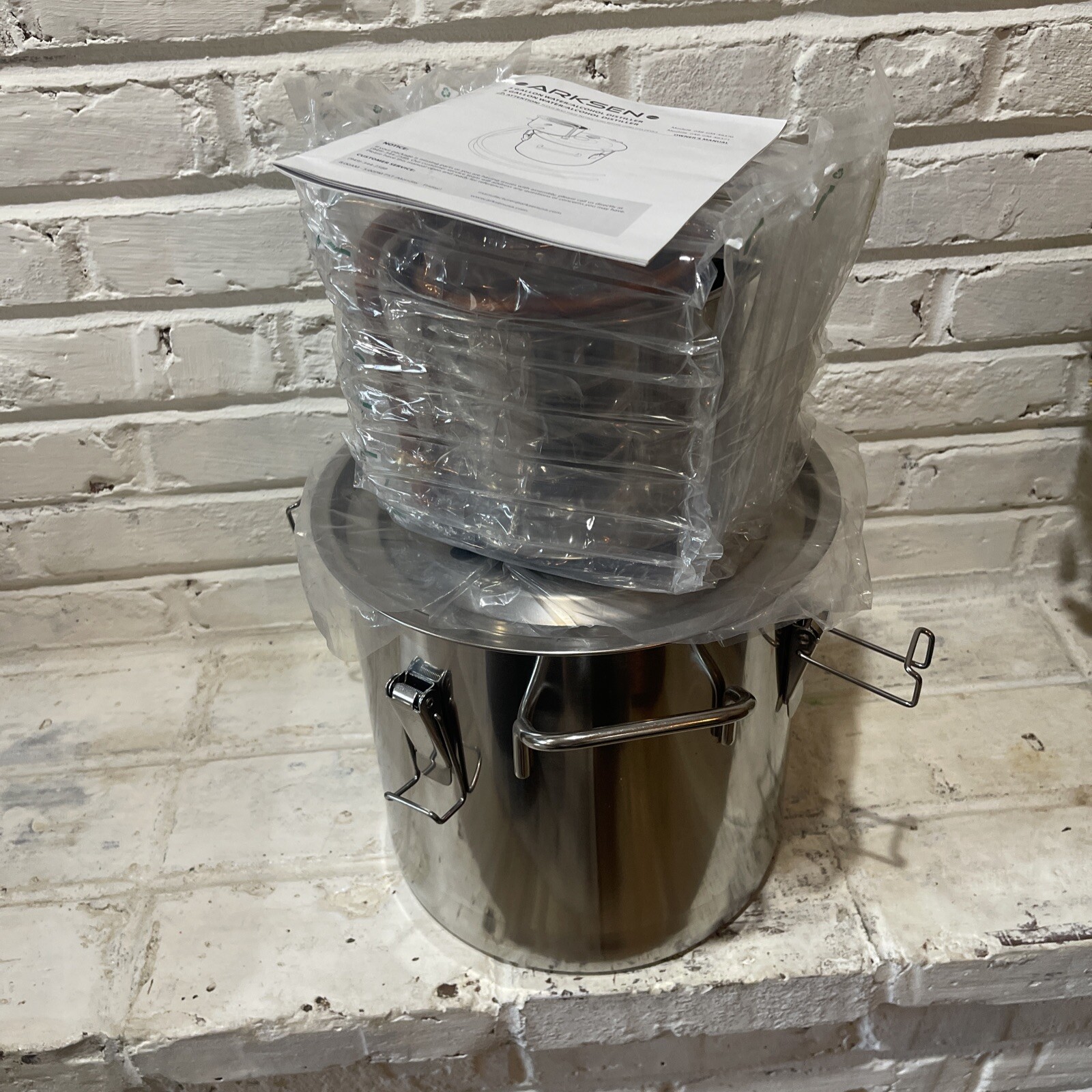 3 Gallon Distiller Moonshine Alcohol Still Stainless Copper DIY Home Brew New!