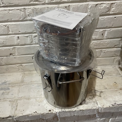3 Gallon Distiller Moonshine Alcohol Still Stainless Copper DIY Home Brew New!