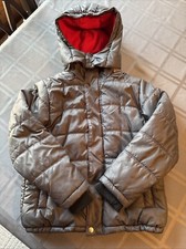 Calvin Klein Boys Puffy Jacket Size 8 Small Charcoal/Gray Color