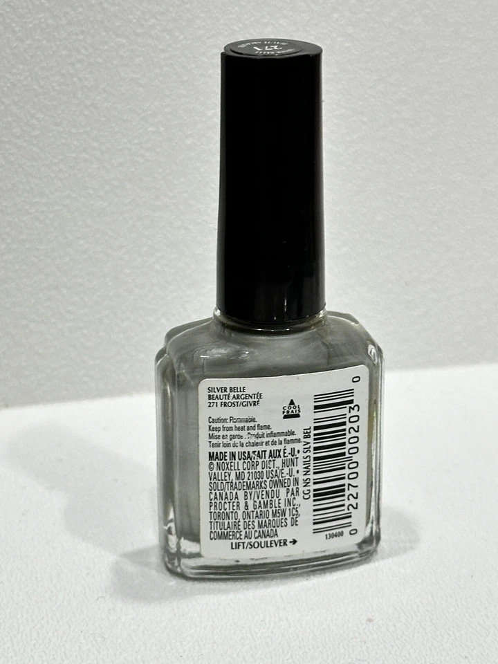 Covergirl CG NailSlicks встроенный верхнее пальто лак для ногтей 271 Silver Belle 0,4 унц - Изображение 2 из 3