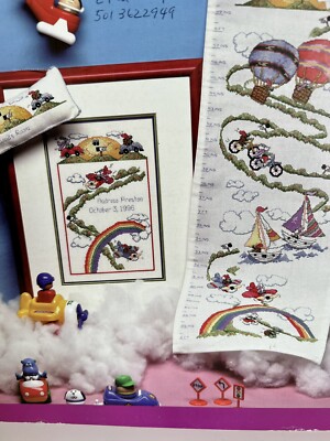Great Big Graphs Cross Stitch Pattern Chart Tortoise and the Hare kids