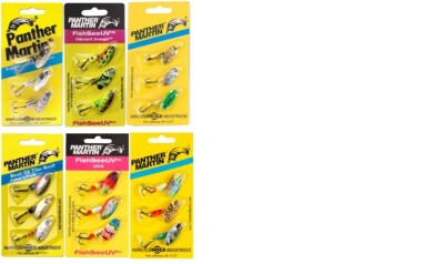 Panther Martin Spinners 3 pack 6 value 3 packs to choose from