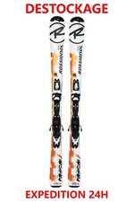 Ski Usati Bambino ROSSIGNOL RADICAL Taglia: 130 Cm = 1 Metro 30 + Fissaggi