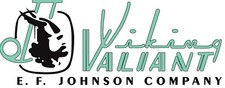 EF Johnson Viking Valiant Vintage Radio 5" x 2-1/2" Sticker