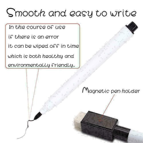 Whiteboard-Marker Stifte Weißbrett Trockenerase-Marker Stationery λβ~ - Picture 3 of 10
