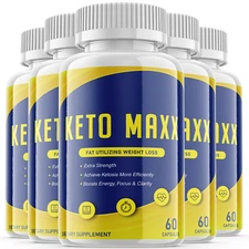 5-Pack Keto Maxx Supplement Pills,Weight Loss,Fat Burner,Appetite Supplement