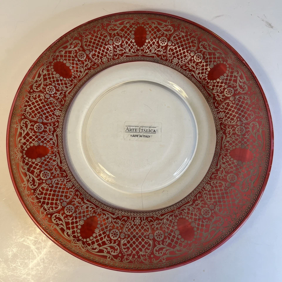 Platos de cena Arte Itálica Contessa (juego de 4) arándano rosa Italia 10 1/8" C6 Foto 2 de 4