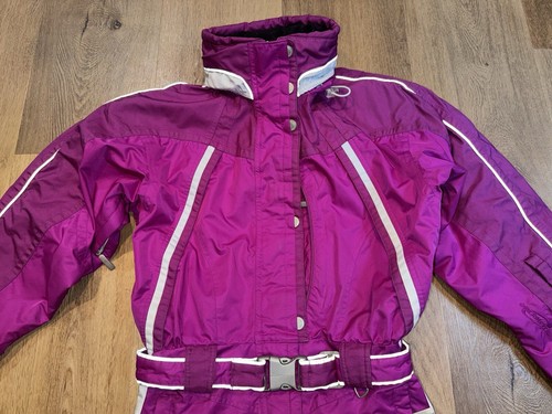 Obermeyer Ski Suit One Piece Snowsuit Women 10 Snow Bib vtg Ridgeline Waterproof - Picture 9 of 21