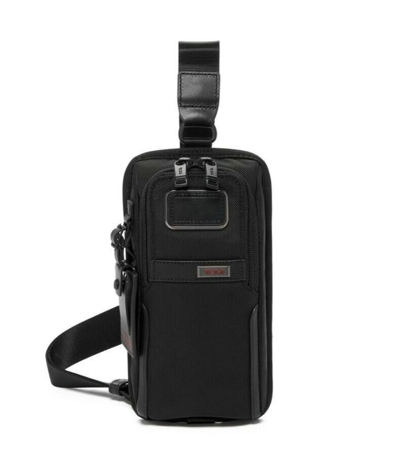 New TUMI Alpha 3 Compact Sling One Shoulder Bag Black Japan New TUMI Alpha 3 Compact Sling One Shoulder Bag Black Japan