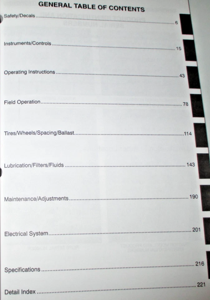 Case IH 9310 9330 Tractor Operators Maintenance Manual 9-26030 6-95 CIH ORIGINAL - Image 2 of 3