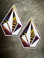 VOLCOM TEAM STICKERS 8 SURFING Sticker Set RVCA Snowboard Skate Stickers Redbul