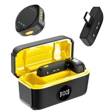 Microphone for iPhone/Android, Mini Wireless Lavalier Microphone with Lightni...