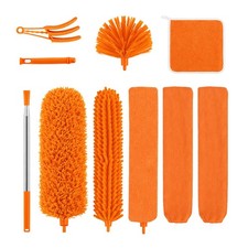 8PCS Duster Cleaning Kit 245cm Extendable Microfiber Duster for Ceiling Fans