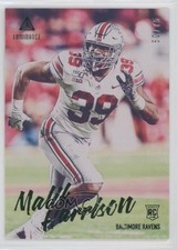 2020 Panini Luminance Rookies Green 50/75 Malik Harrison #134 0e1b