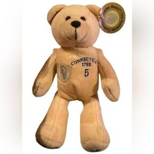 Timeless Toys Collectible Bean Plush Quarter Bear State of Connecticut w/ Tag